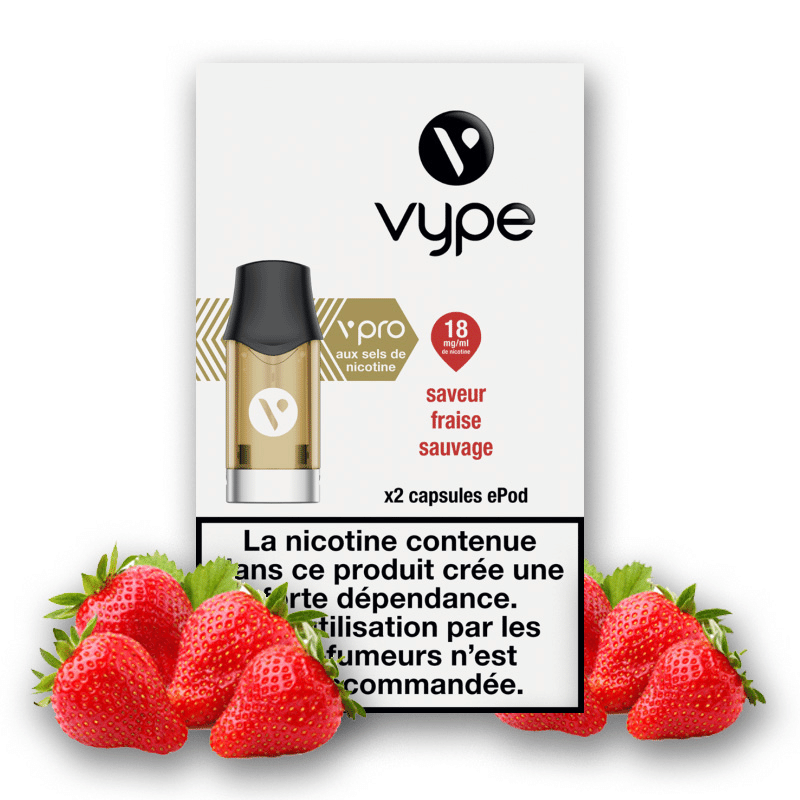 Recharge ePod Fraise Sauvage Vype / Vuse