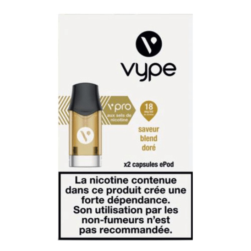 Recharge Vuse Blend doré ePod