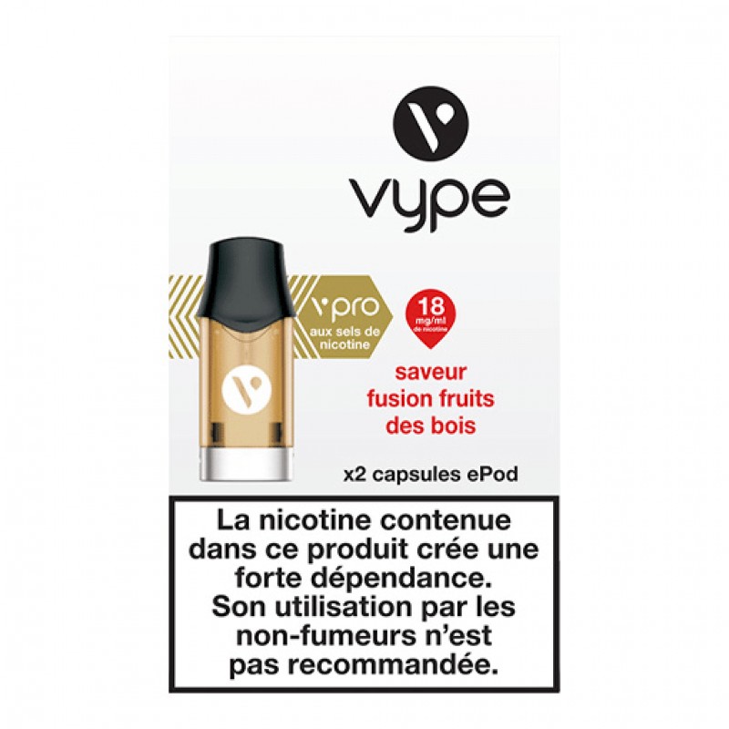 Recharge Vuse Fusion Fruits des bois ePod