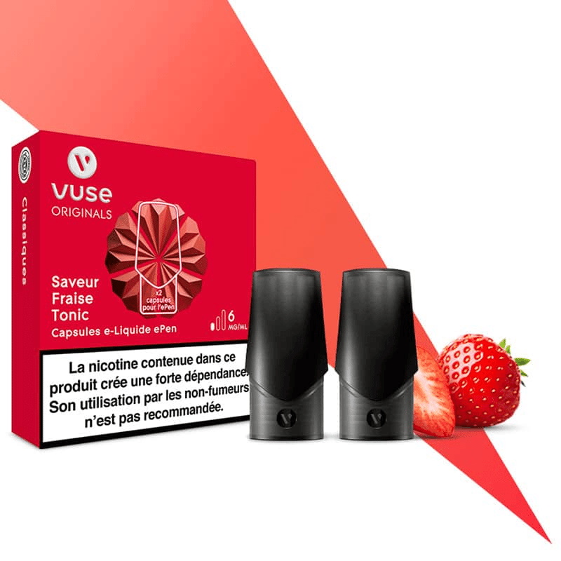 Recharge Vype / Vuse Fraise Tonic - Epen