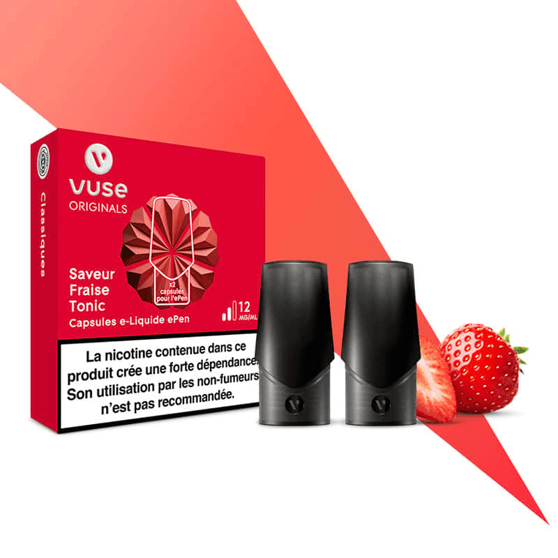 Recharge Vype / Vuse Fraise Tonic - Epen