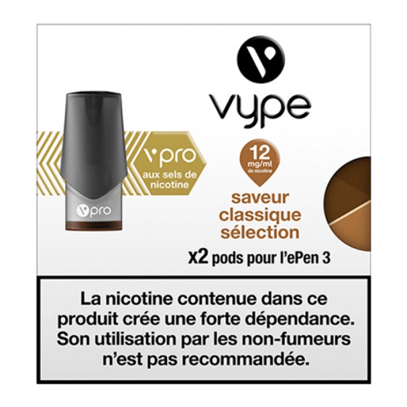 Recharge Vype / Vuse Classique Sélection - Epen (Sels de nicotine)