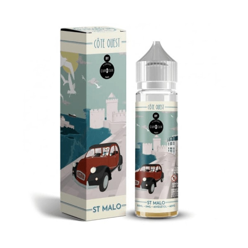 E-liquide St Malo 50ML - Côte Ouest by Curie...