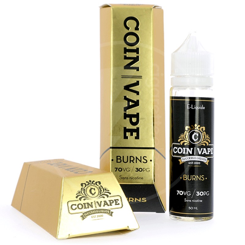 E-liquide Burns 50 ml - Coin Vape