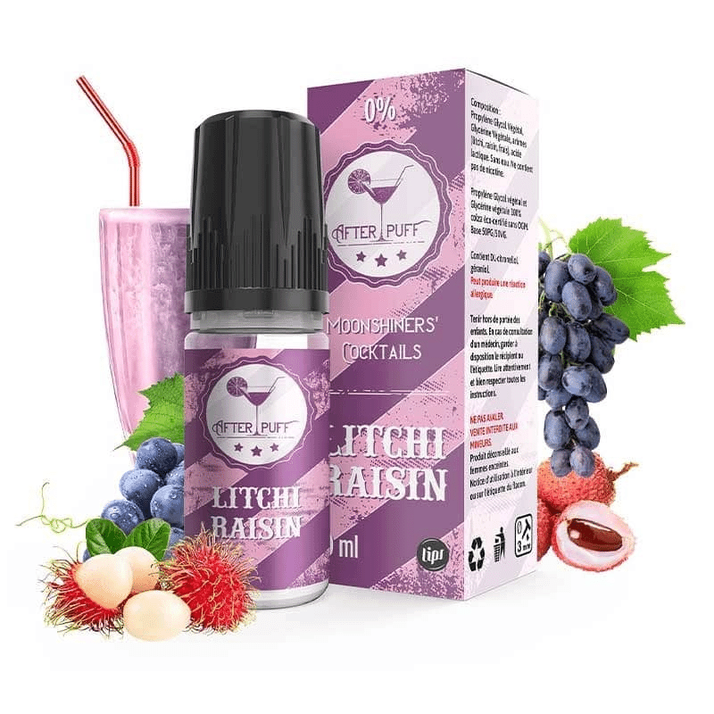 E-liquide Litchi Raisin - After Puff (Moonshiners)