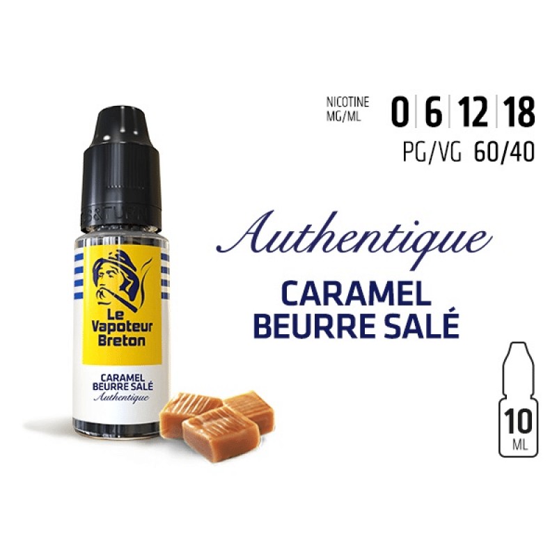 E-liquide Caramel Beurre Salé Le Vapoteur Breton