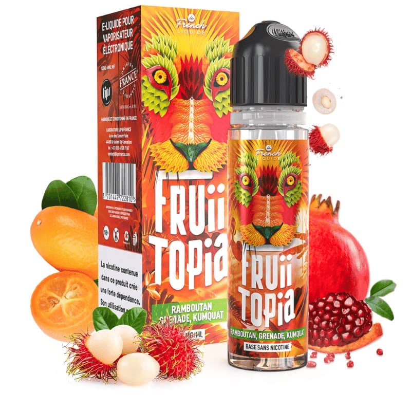 E-liquide Ramboutan Grenade Kumquat 60ml - Fruiito...