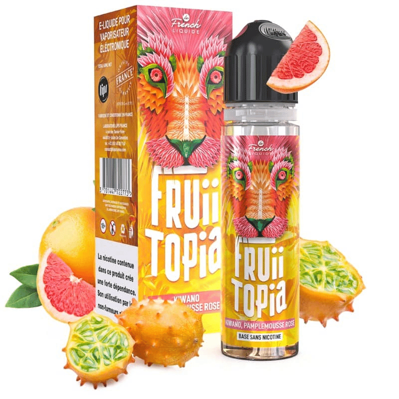 E-liquide Fruit du serpent Fraise 60ml - Fruiitopia (Le French Liquide)