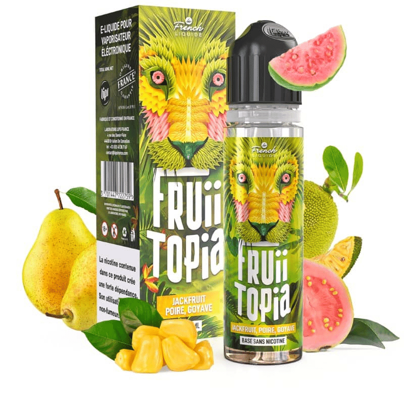 E-liquide Jackfruit Poire Goyave 60ml - Fruiitopia...