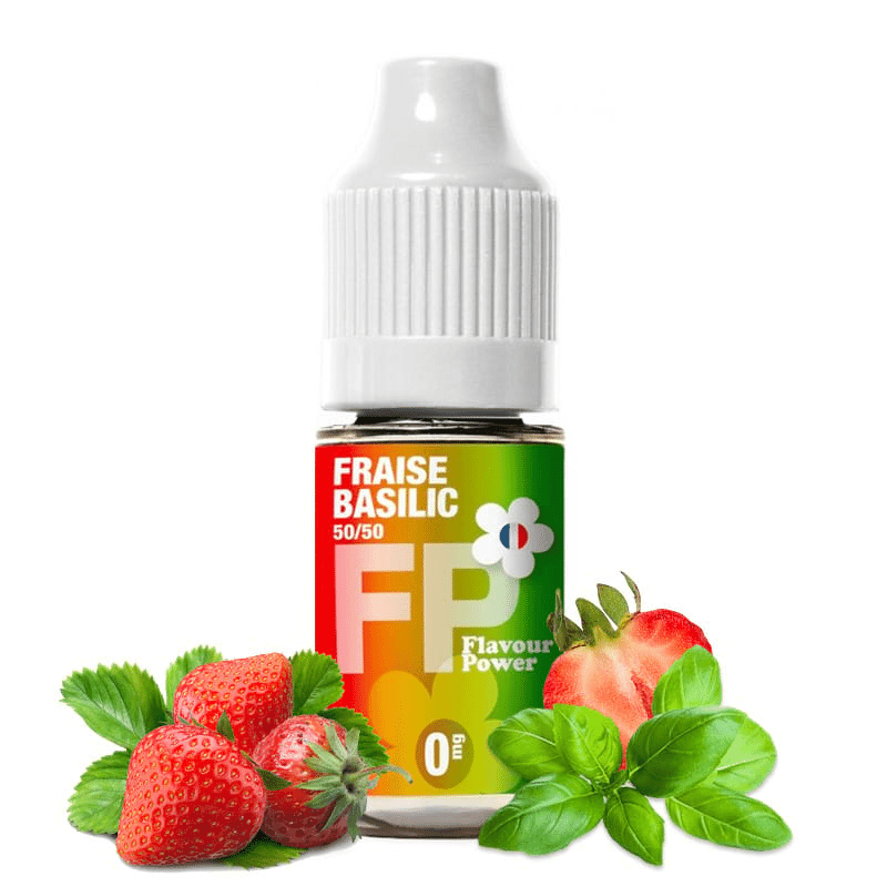 E-liquide Fraise Basilic 50/50 - Flavour Power