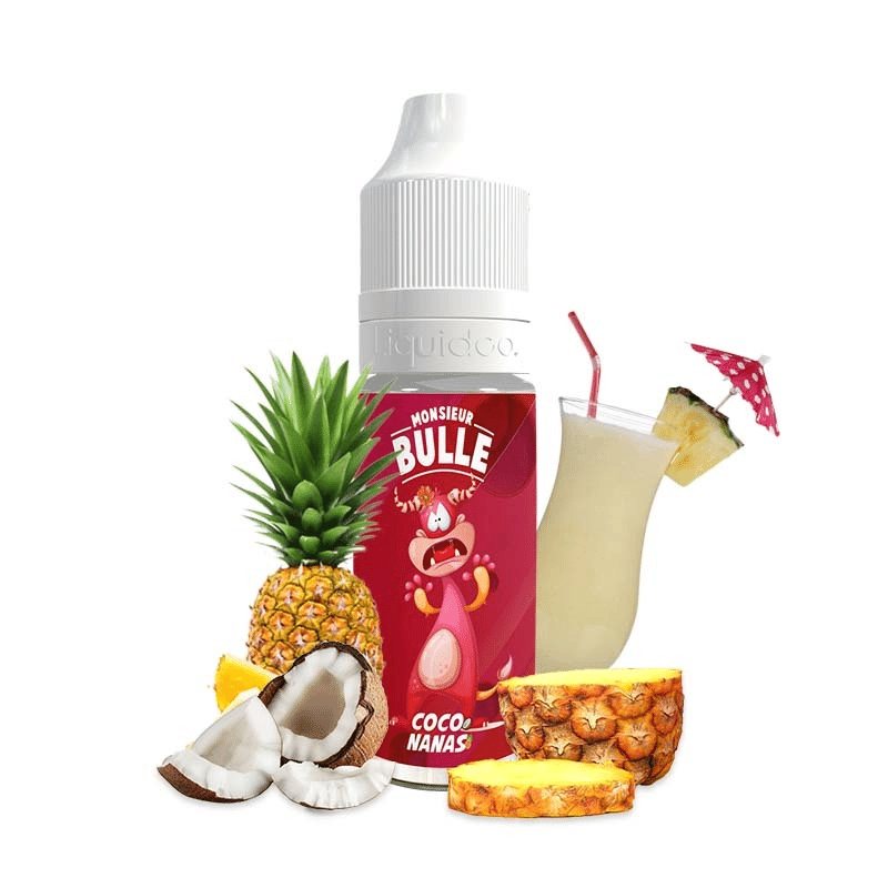 E-liquide Coco Nanas Monsieur Bulle (Liquideo)