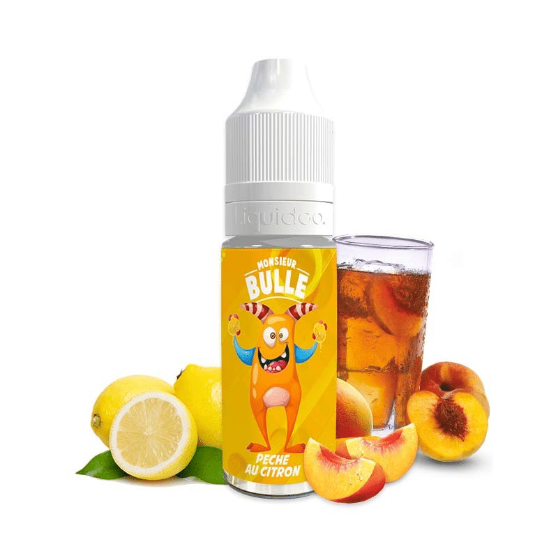 E-liquide Pêche au citron Monsieur Bulle (Li...