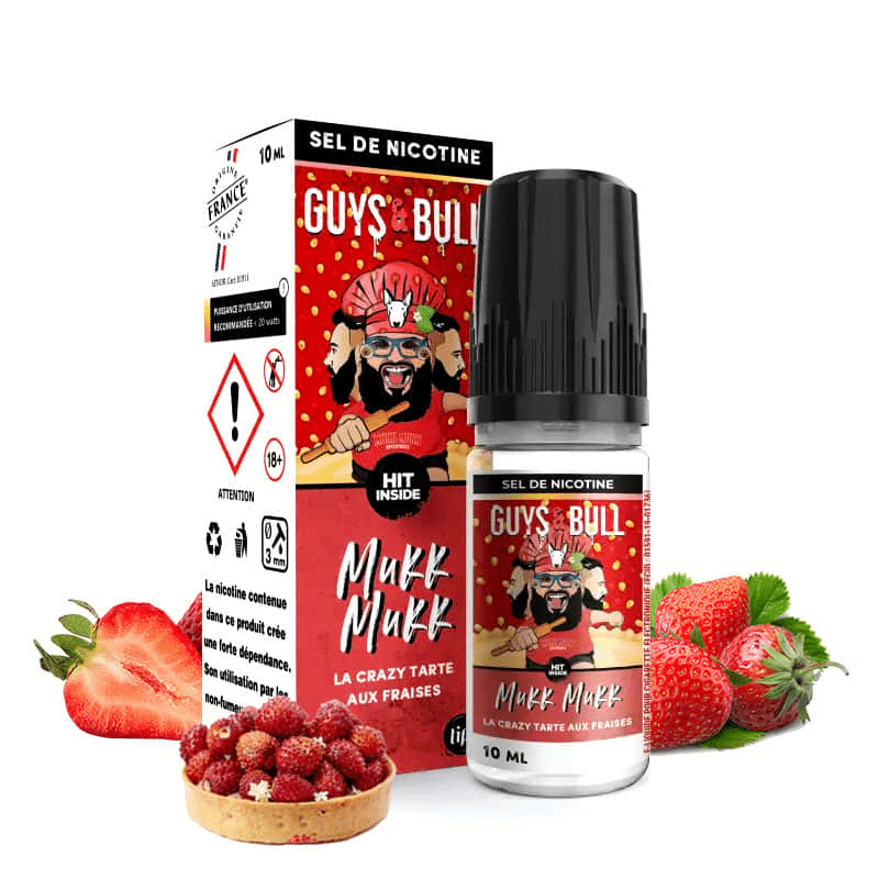 E-liquide La crazy tarte aux fraises 10ml (Sels de...