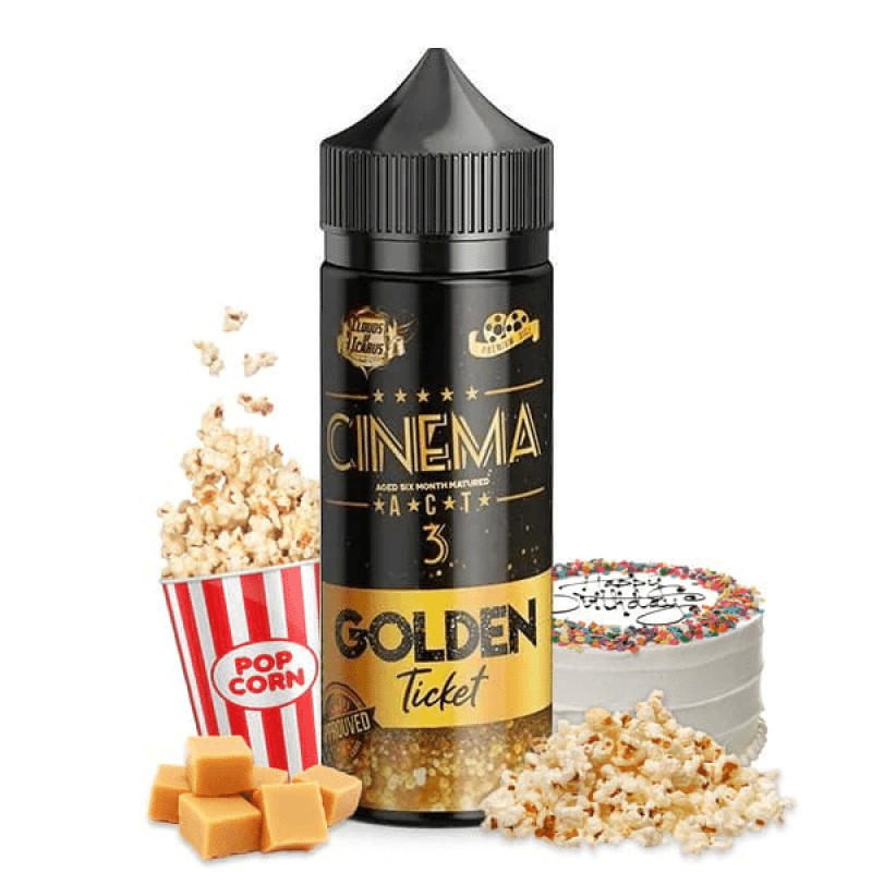 E-liquide Cinema Act 3 Réserve Golden Ticket 100ml - Cloud Of Icarus