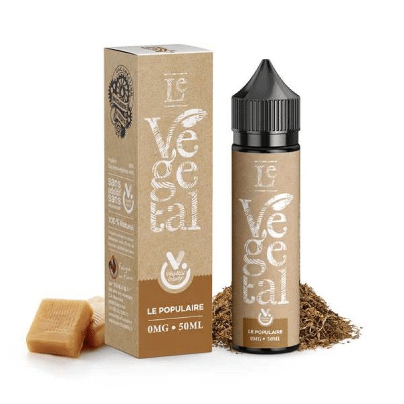 E-liquide Le Populaire 50ml - Le végétal