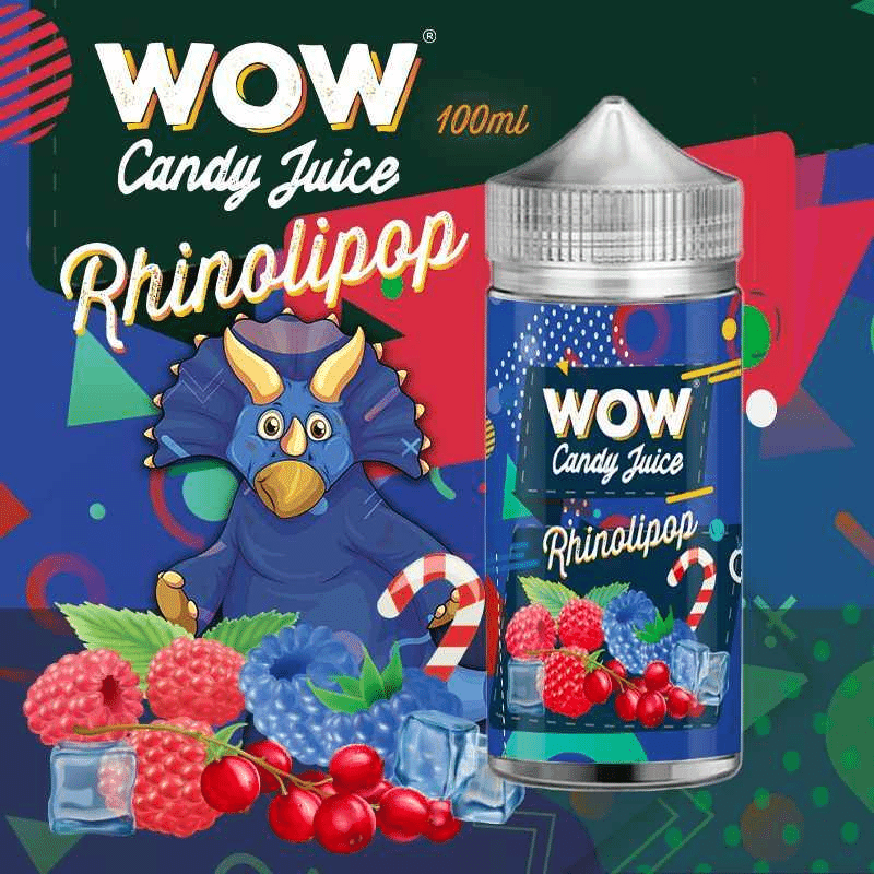 E-liquide Rhinolipop 100ml - Wow Candy Juice