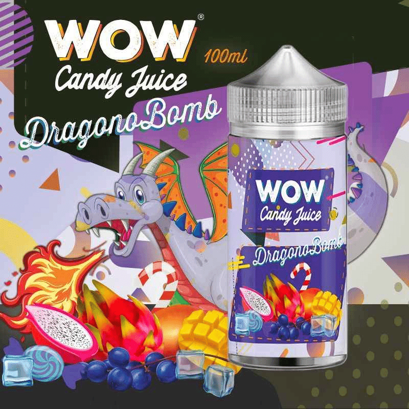 E-liquide Dragonobomb 100ml - Wow Candy Juice