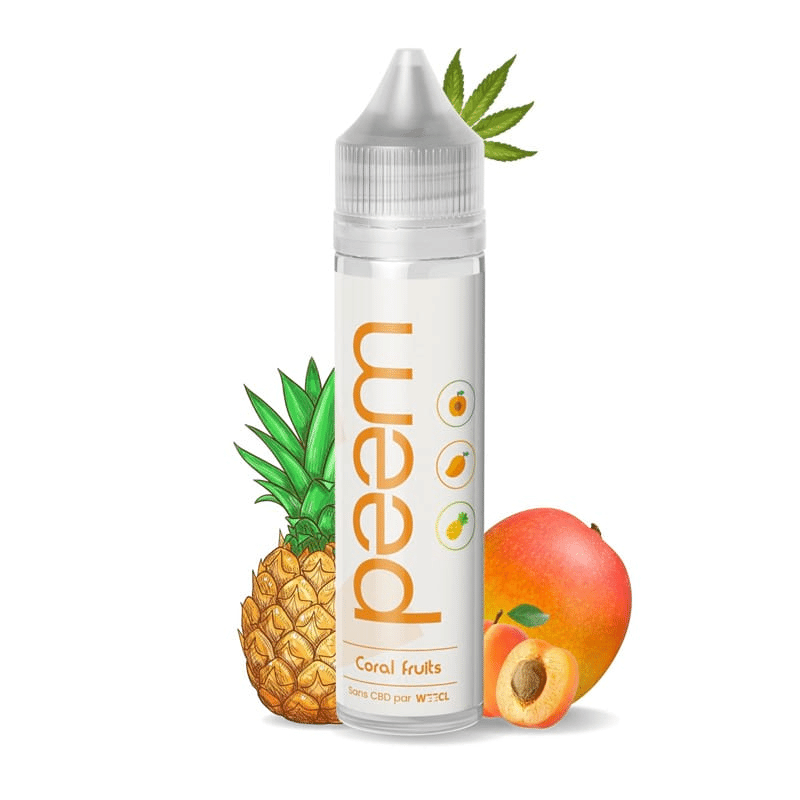 E-liquide Peem Coral fruits 50ml (sans CBD) - Weec...