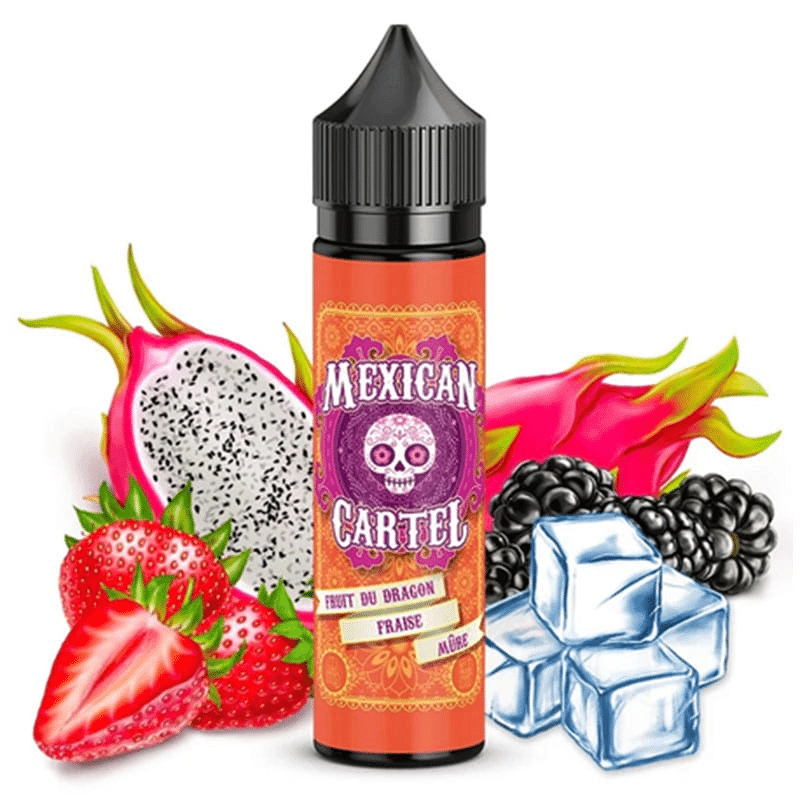 E-liquide Fruit du dragon Fraise Mûre 50 ml - Mexican Cartel