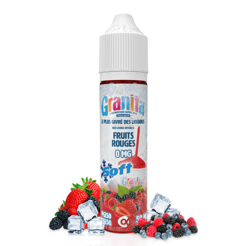 E-liquide Fruits Rouges Granita 50ml (Soft ou Extra frais)