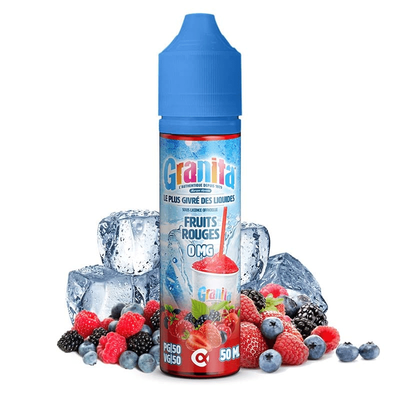 E-liquide Fruits Rouges Granita 50ml (Soft ou Extra frais)