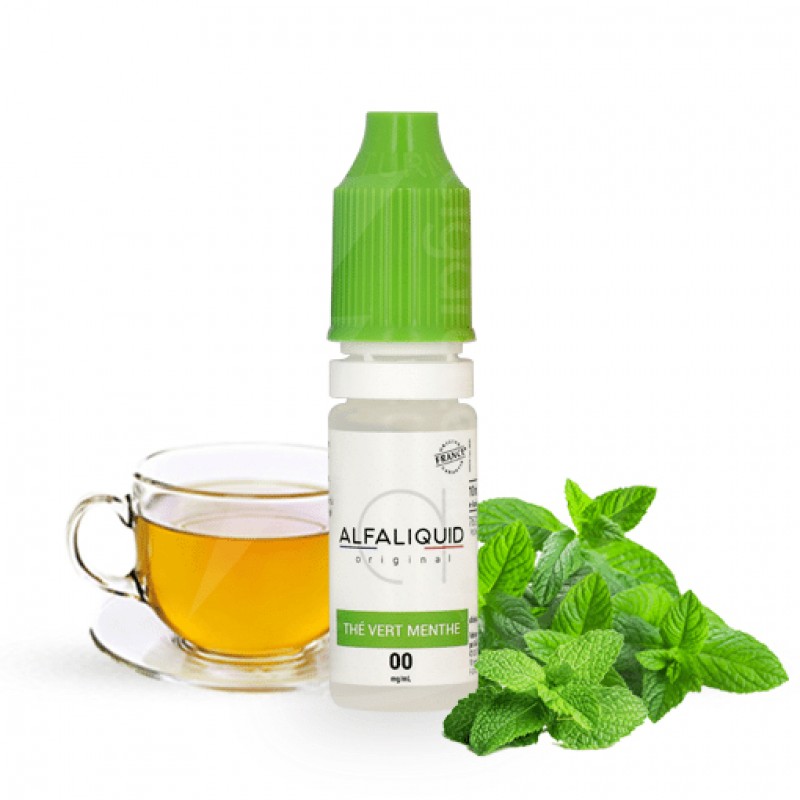 E-liquide Thé Vert Menthe - Alfaliquid