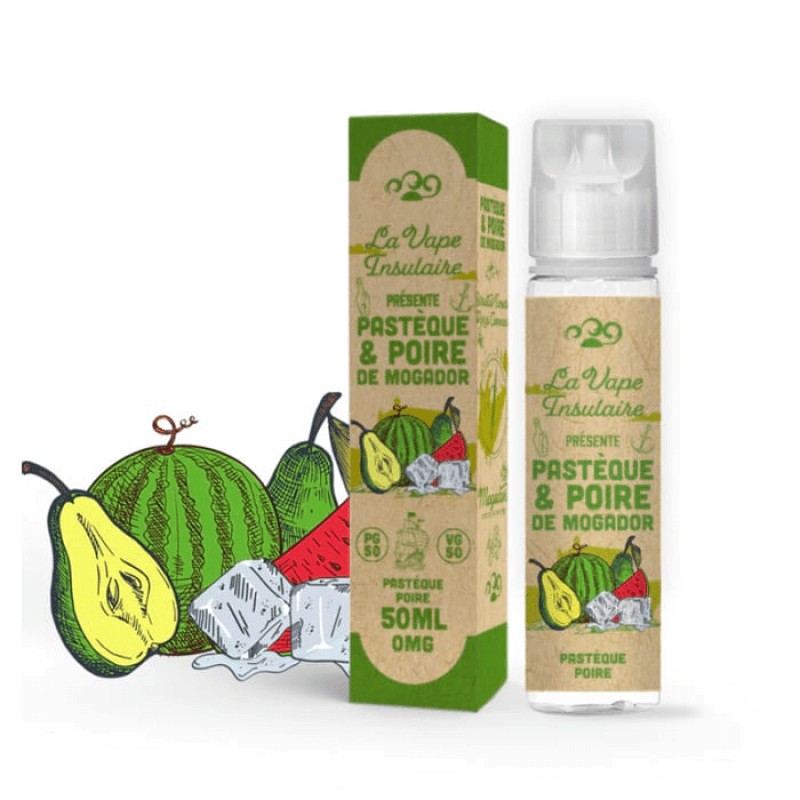 E-liquide Pastèque Poire de Mogador 50ml - La Vape Insulaire