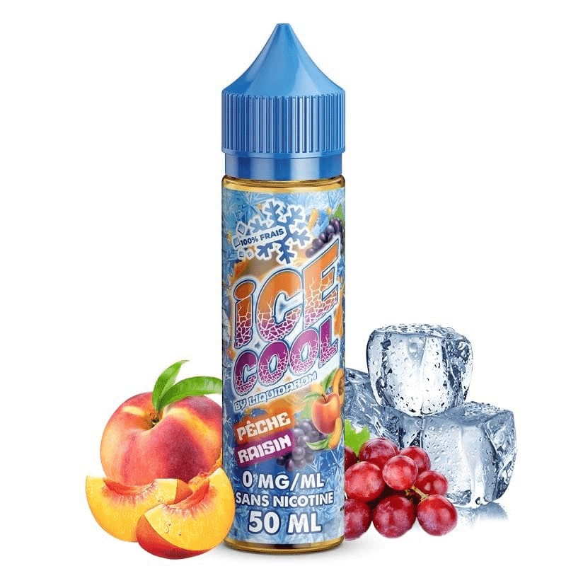 E-liquide Pêche Raisin 50 ml - Ice Cool (Liquidarom)