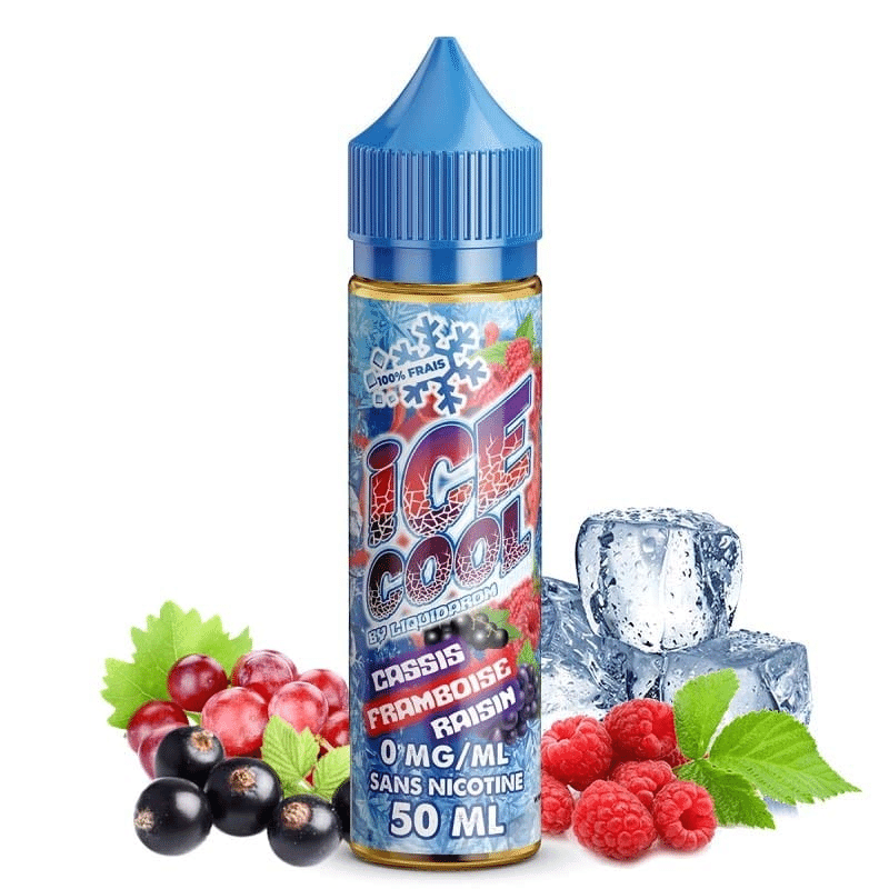 E-liquide Cassis Framboise Raisin 50 ml - Ice Cool (Liquidarom)