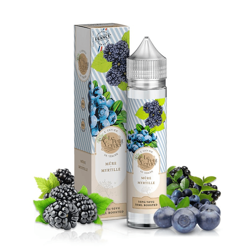 E-liquide Mûre Myrtille 50ml - Le Petit Verg...