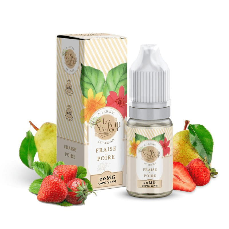 E-liquide Fraise Poire (Sels de nicotine) - Le Pet...