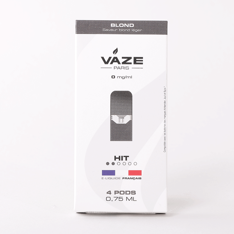 E-liquide Cartouches Blond léger (lot de 4 / compatible Juul) - Vaze