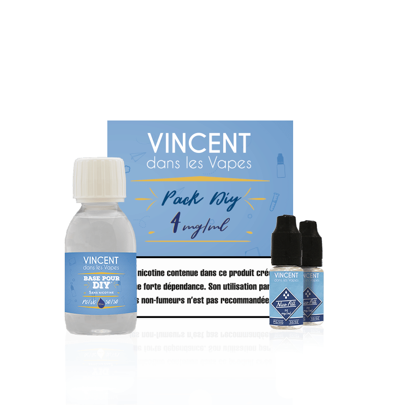 Pack DIY 50 % PG / 50 % VG 125 ml VDLV