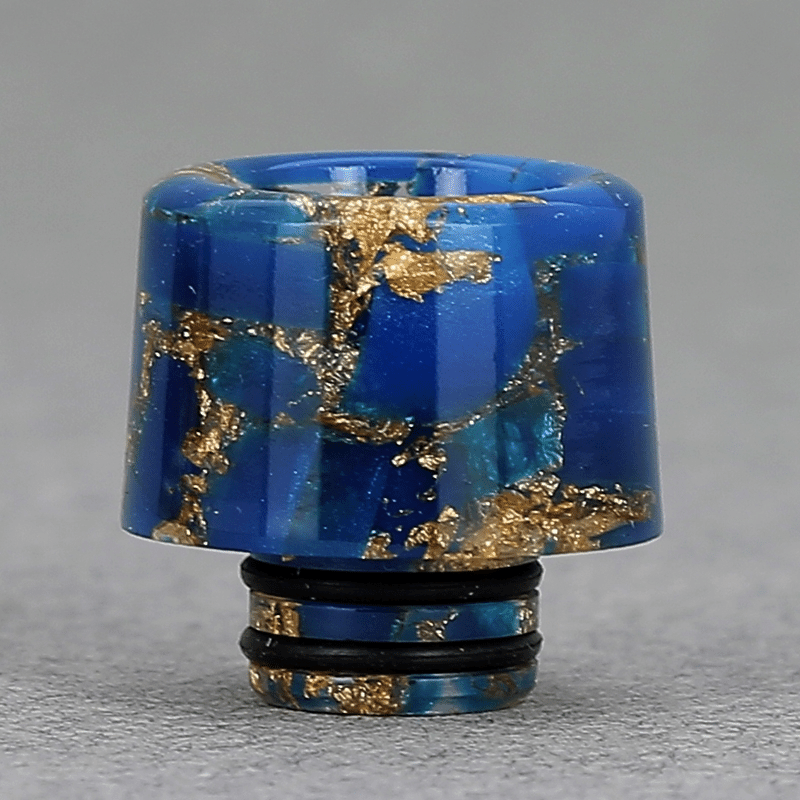 Drip Tip 510 Resine Epoxy Pépite Dorée